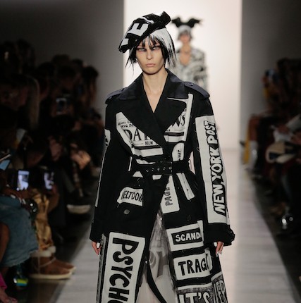 NYFW: Jeremy Scott Debuts Tabloid Inspired Fall 2019 Collection