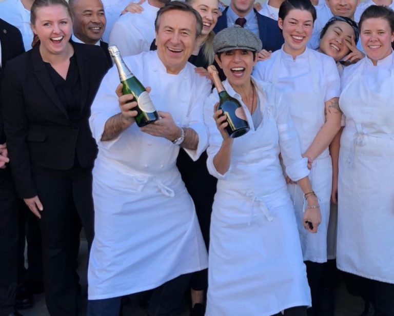 Dominique Crenn & Daniel Boulud Host Epic Dinner Party With Laurent Perrier