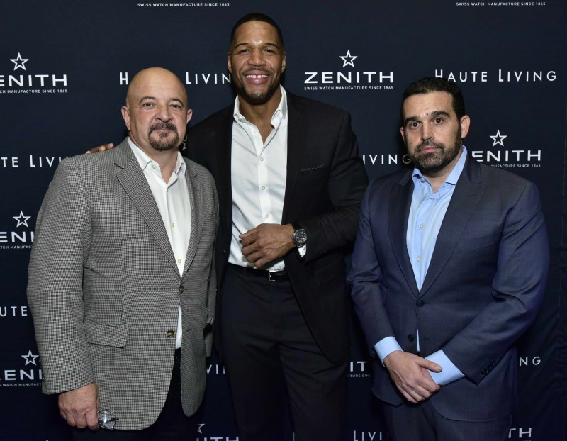Haute Living Celebrates Michael Strahan With Zenith Watches At Philippe Downtown