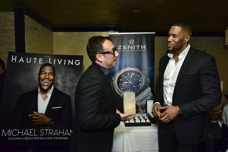 Haute Living Celebrates Michael Strahan With Zenith Watches At Philippe Downtown