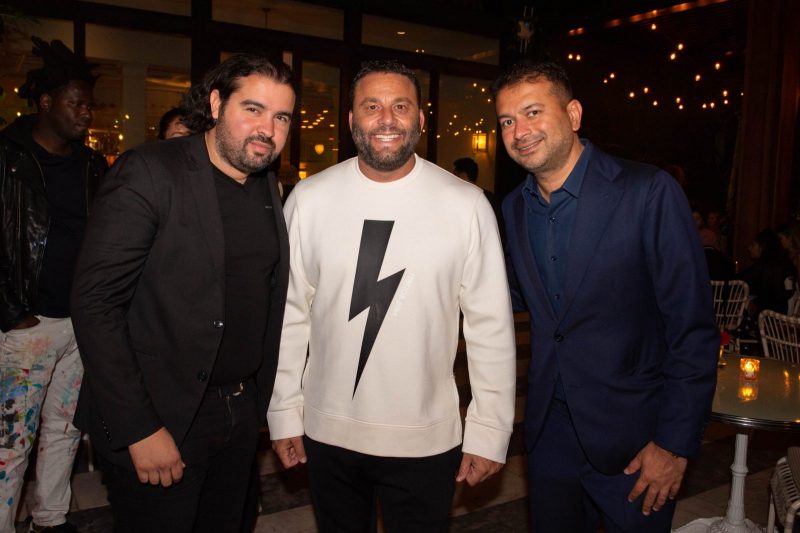 Jean Guilmoto, David Grutman and Kamal Hotchandani