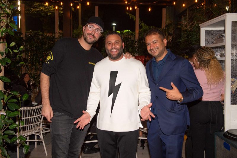 Jon Chetrit, David Grutman and Kamal Hotchandani