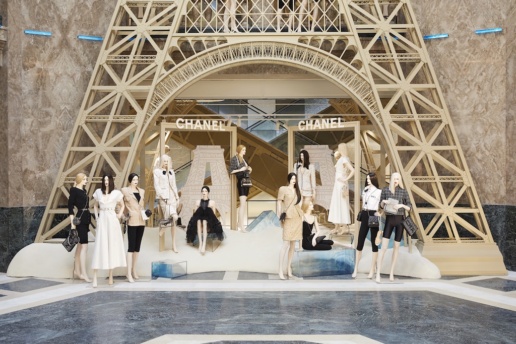 CHANEL Department Store Opens At Galeries Lafayette Champs-Élysées In Paris