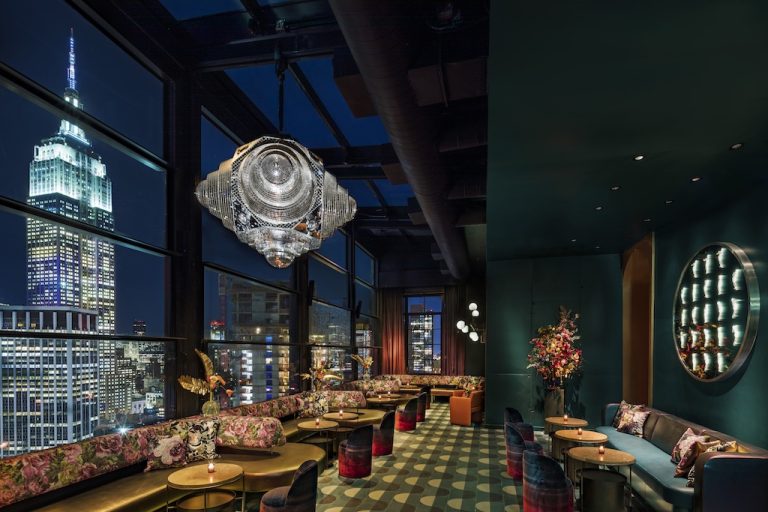 The Fleur Room Opens At Moxy Chelsea With Stunning 360° City Views