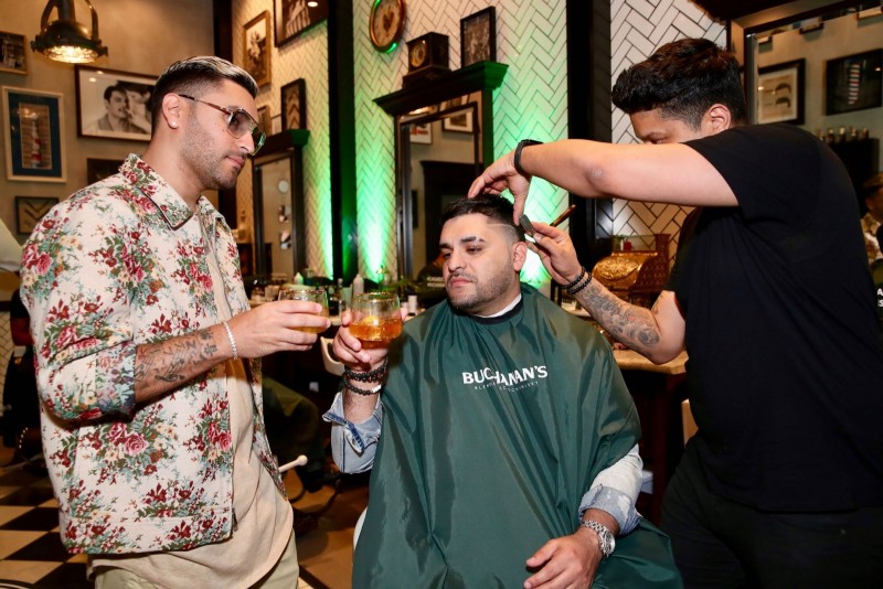 DJ Duo Play-N-Skillz Getting A Haircut at Casa Buchanan's The Barbershop in Las Vegas April_24_2019 Shot by Livegro Productions