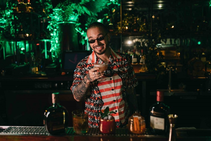 J Balvin Celebrates Latin Music At Casa Buchanan's: The Speakeasy