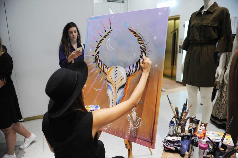 Live Art Activation by artist Gloria Hernando