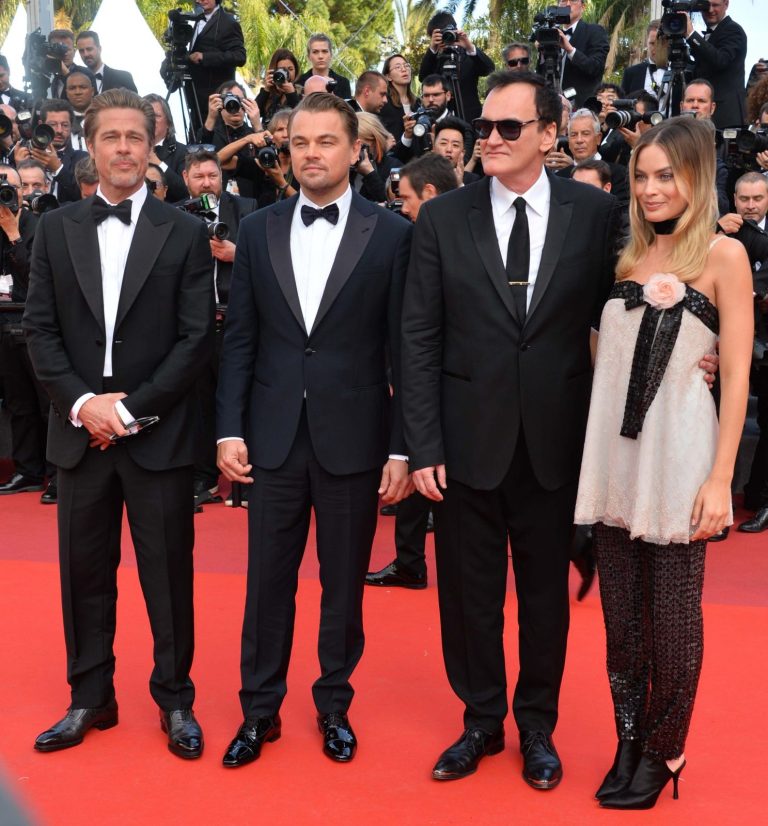 Brad Pitt & Leo DiCaprio Steal The Show At Quentin Tarantino’s ‘Once Upon A Time In Hollywood...