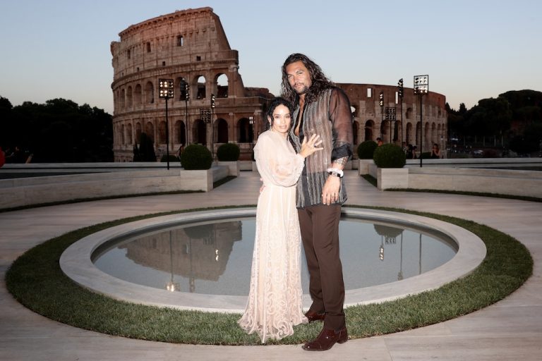 FENDI Couture Fall/Winter 2019-2020 Show In Rome Brings Out Jason Momoa, Lisa Bonet, Zendaya & More