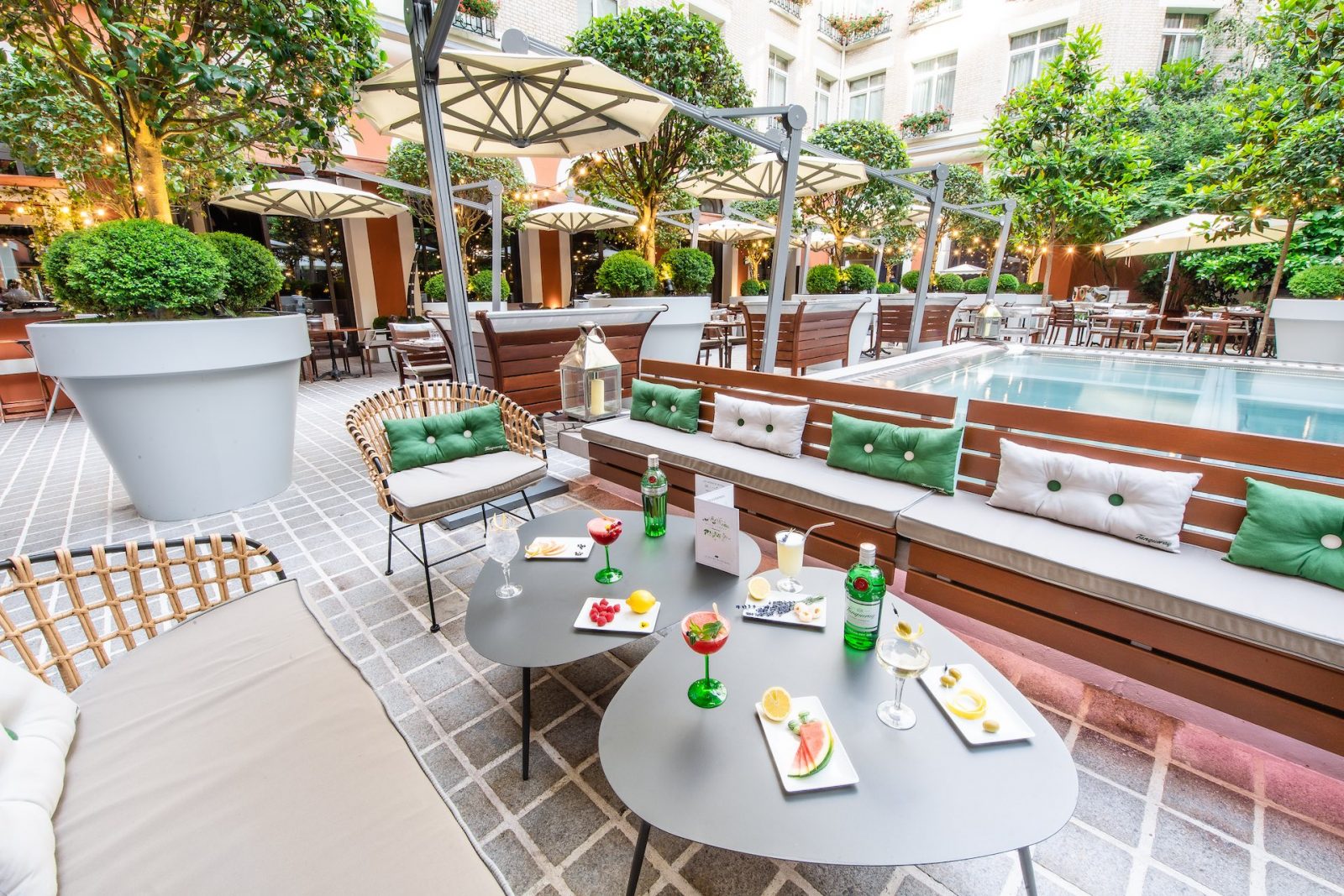 Inside Le Royal Monceau-Raffles Paris Royal Garden Summer Terrace