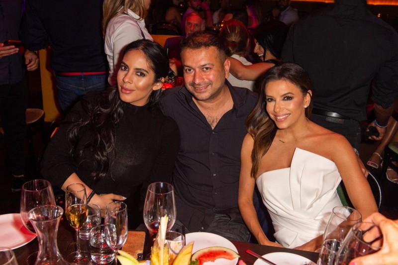 Deyvanshi Masrani, Kamal Hotchandani and Eva Longoria