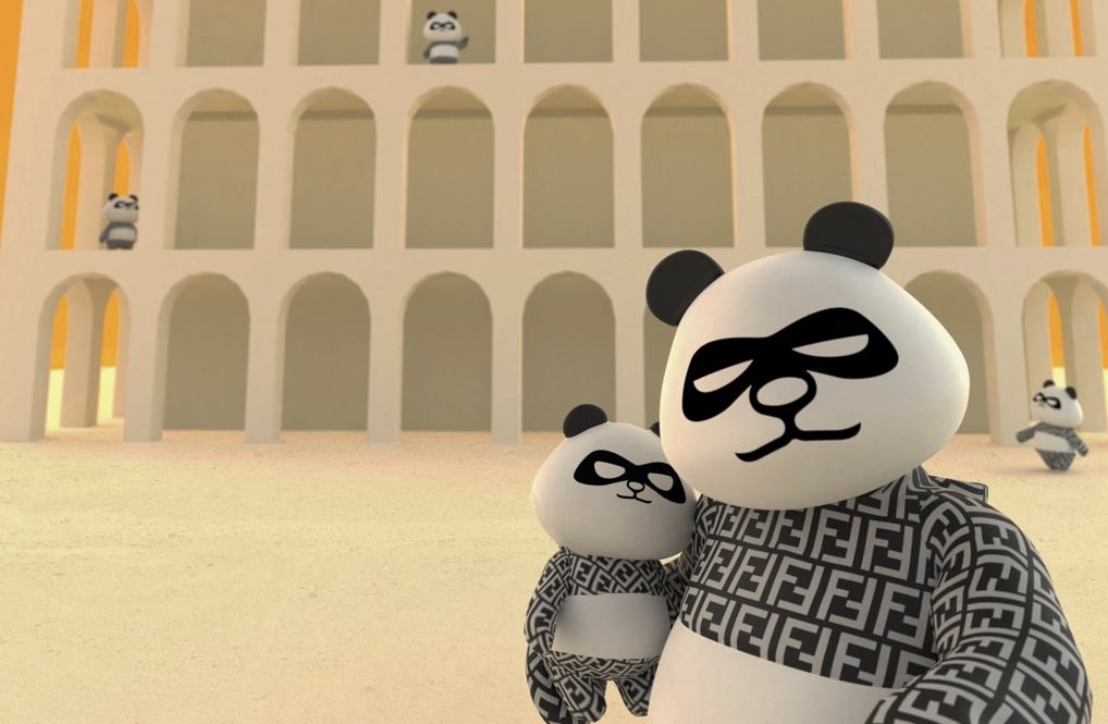 The Cutest FENDIDI Panda Installation Was Placed In China To Launch FENDI X Jackson Wang Capsule