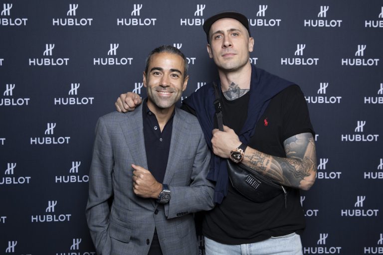 Maxime Plescia-Büchi Tattoos Guests At His New Studio For Big Bang Sang Bleu II Launch With Hublot