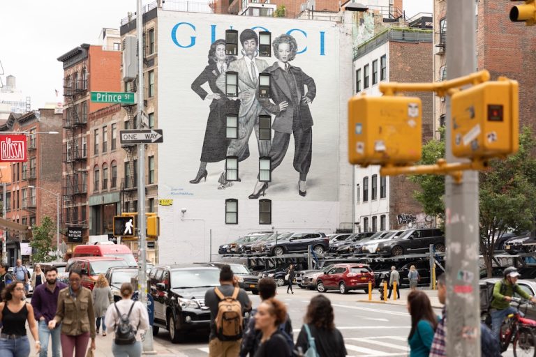Gucci ArtWalls Latest Edition Unveiled In SoHo Featuring New #GucciPrêtÀPorter Imagery