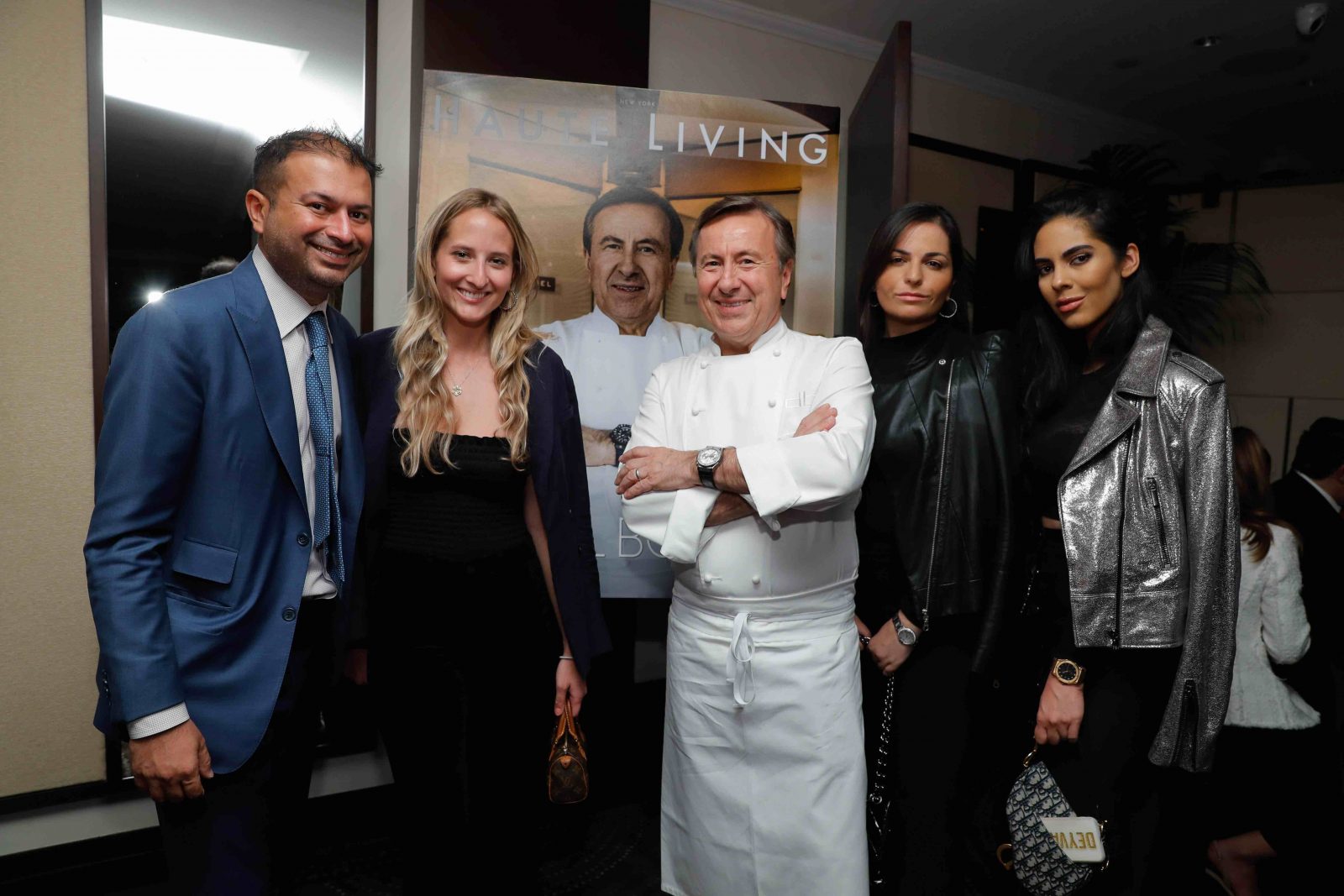 Kamal Hotchandani, Paige Mastrandrea, Chef Daniel Boulud, Lauren Mosseri and Deyvanshi Masrani