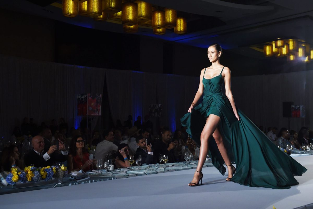 Gustavo Cadile Displays His Design On A Catwalk For Charity