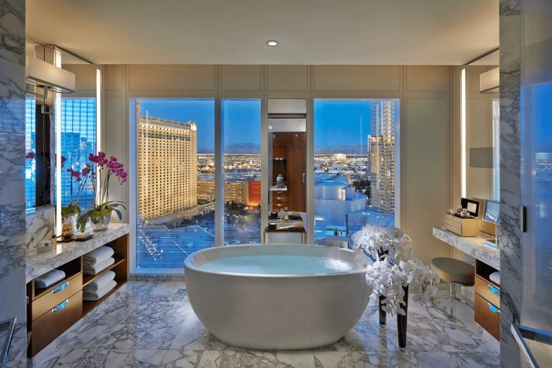 Waldorf Astoria Las Vegas Penthouse Spa Bathroom