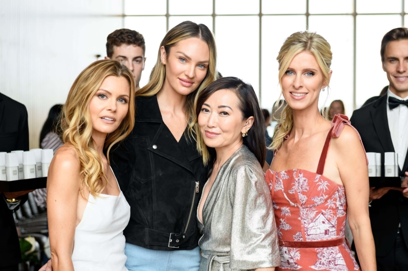 Candice Swanepoel & Nicky Hilton Rothschild Attend UBeauty’s Launch Party