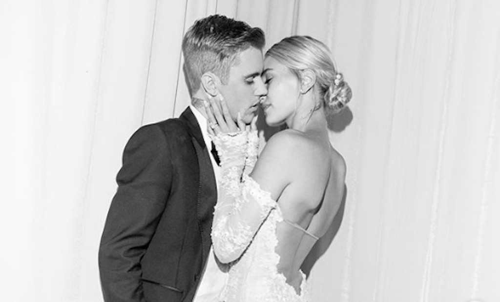 Hailey Bieber Finally Unveils Her Breathtaking Off-White Wedding Dress