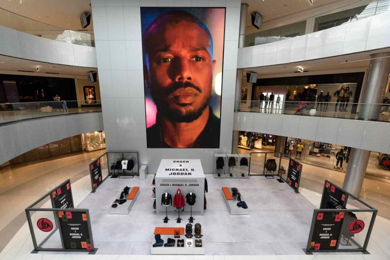 Michael B. Jordan’s First Collection For Coach Pops Up At The Beverly Center