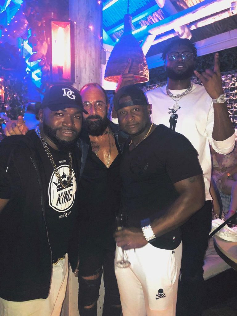 David “Big Papi” Ortiz Nurses His Wounds With Dom At Kiki On The River
