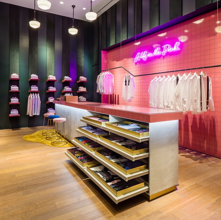 Pink Shirtmaker Opens 3rd NYC Boutique At Brookfield Place