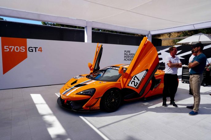 McLaren 570 GT 4 at McLaren event at Bernardus Carmel Valley