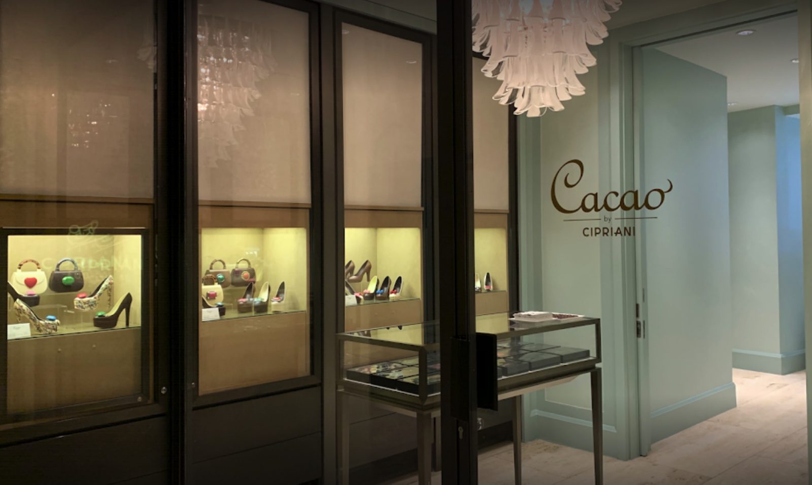 Cipriani Launched A Chocolate Factory On Wall Street Filled With Chocolate Heels And Handbags