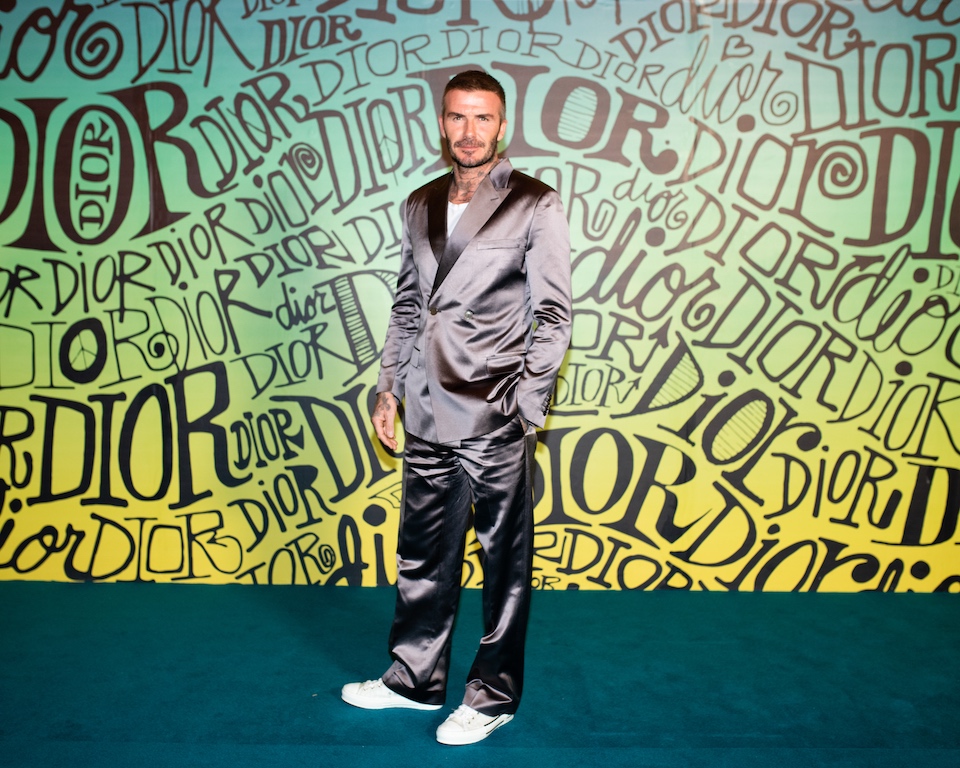 David Beckham DIOR MEN FALL 2020: RUNWAY SHOW