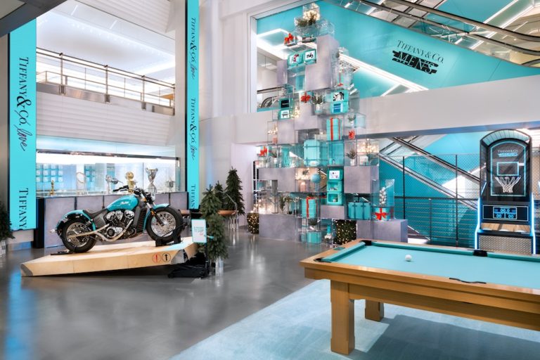 Tiffany & Co. Opens NYC Men’s Holiday Pop-Up With Special Edition Basketball, Pool Table & Mor...