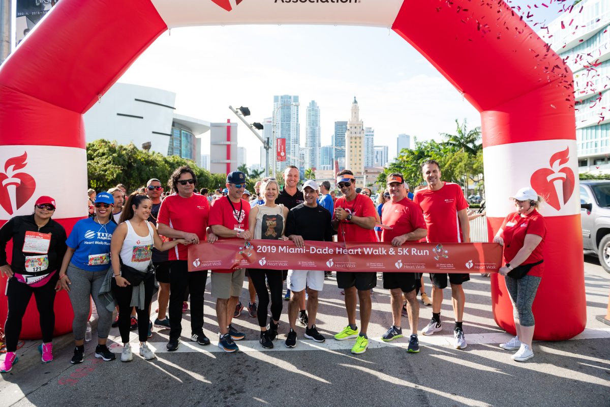 The 2019 Miami Heart Walk & 5K Raises Over $320K For Cure To Heart Disease