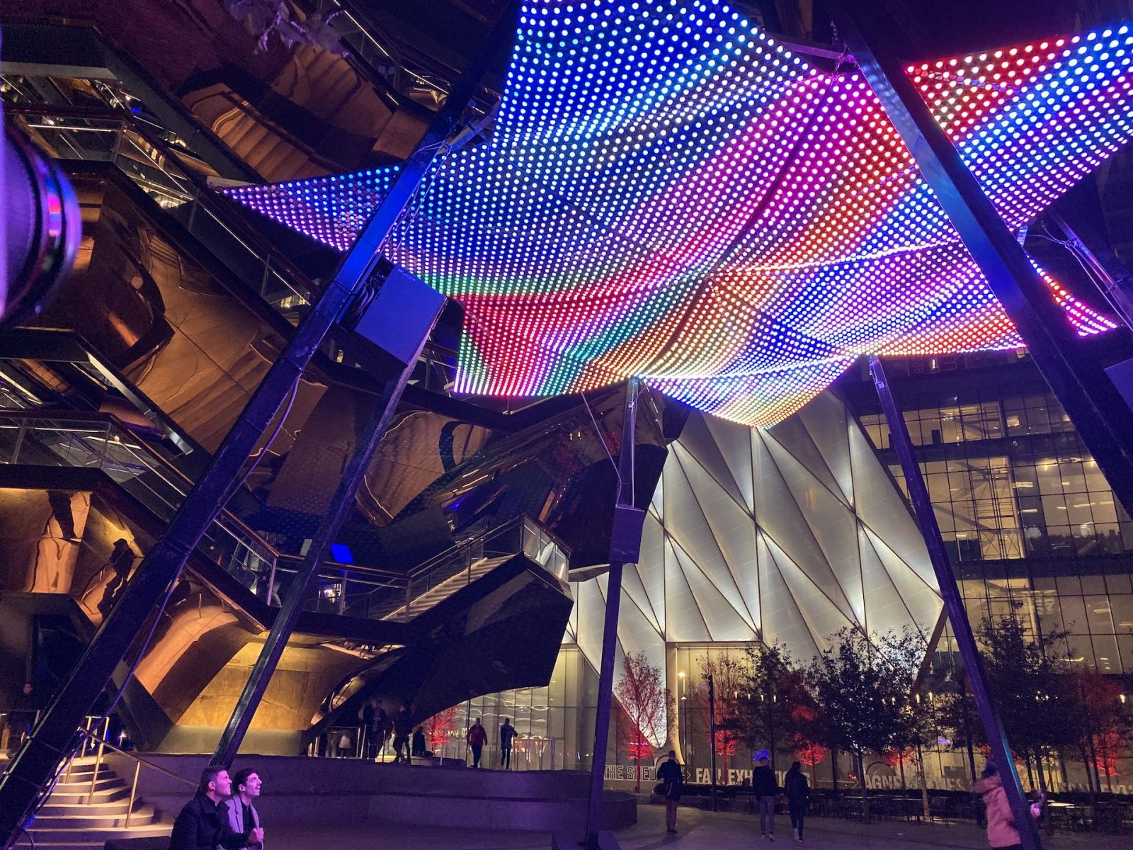 Hudson Yards Shines For The Holidays With Spectacular Light Display And