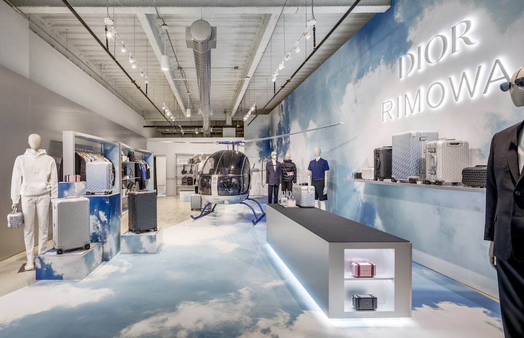 Dior X RIMOWA Pop-Up Boutique Opens In Miami Design District