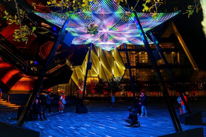 Hudson Yards Shines For The Holidays With Spectacular Light Display And ...