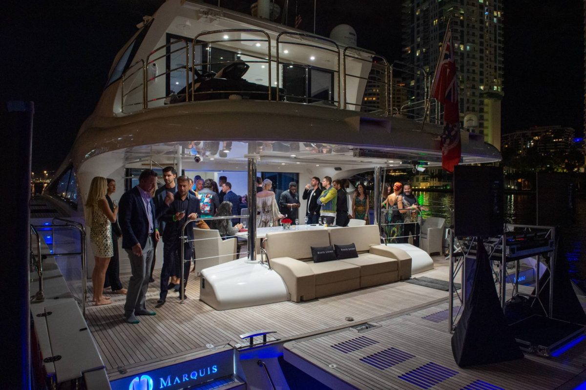Haute Living Hosts Private Yacht Cocktail & Dinner With Chef Boulud, Alongside Sunreef Yachts & Avan...