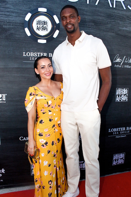 Adrienne & Chris Bosh