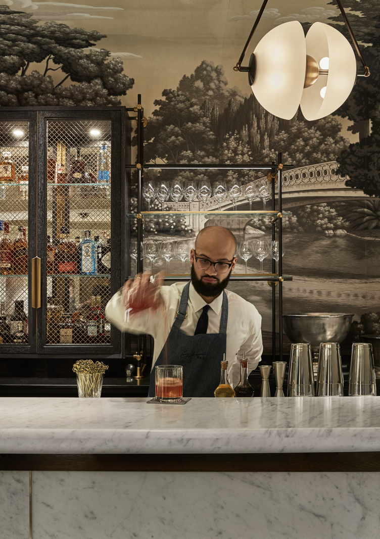 Bergdorf Goodman Opens Chic New Bistro Goodman S Bar   N434 NA 02 BG Goodman Bartenders 137 RGB 