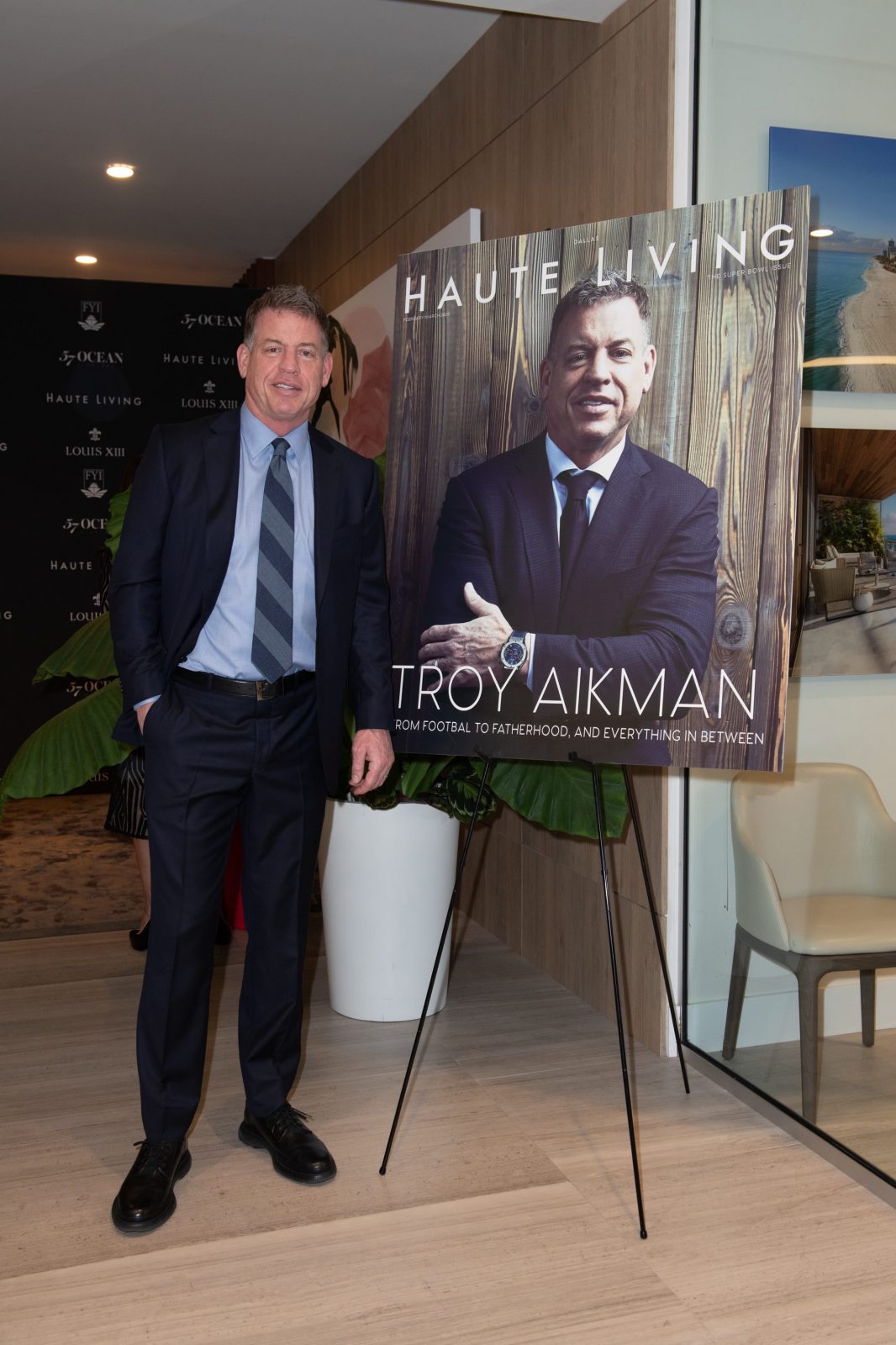 Haute Living’s Super Bowl Issue Launch Honoring Troy Aikman At 57 Ocean