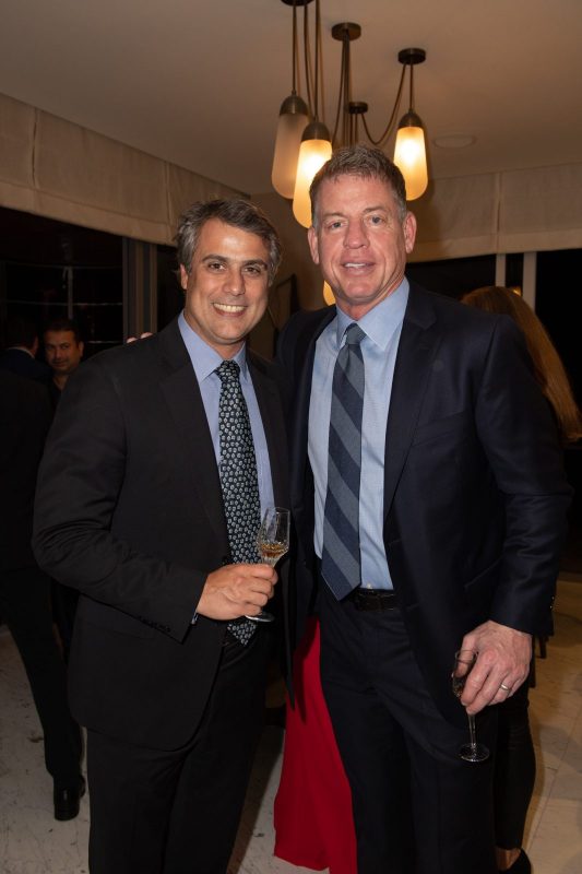 Marcelo Kingston and Troy Aikman