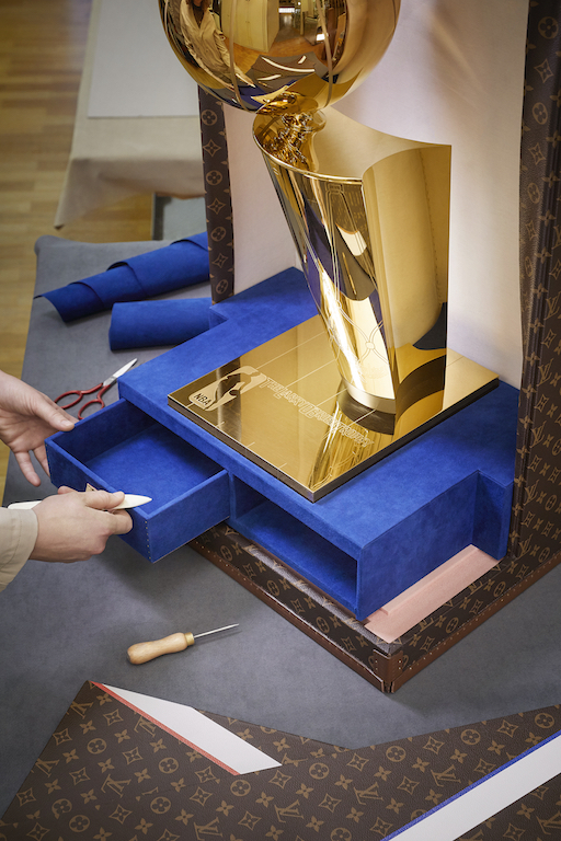 Louis Vuitton Makes Sure the Larry O'Brien Trophy Travels in Style