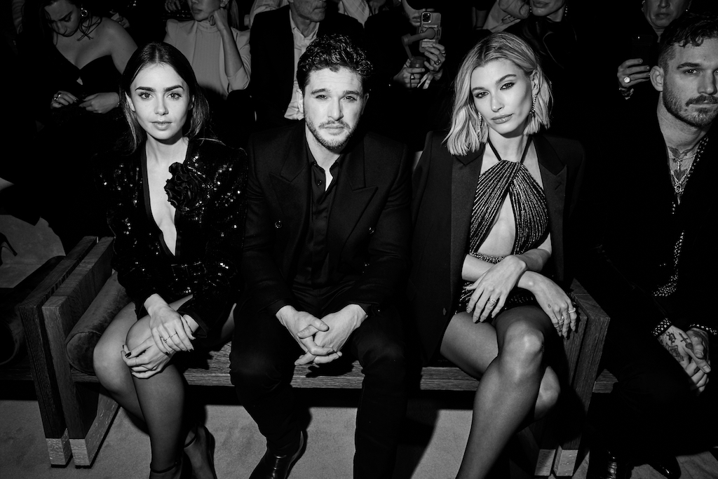 Lily Colins, Kit Harington & Hailey Bieber