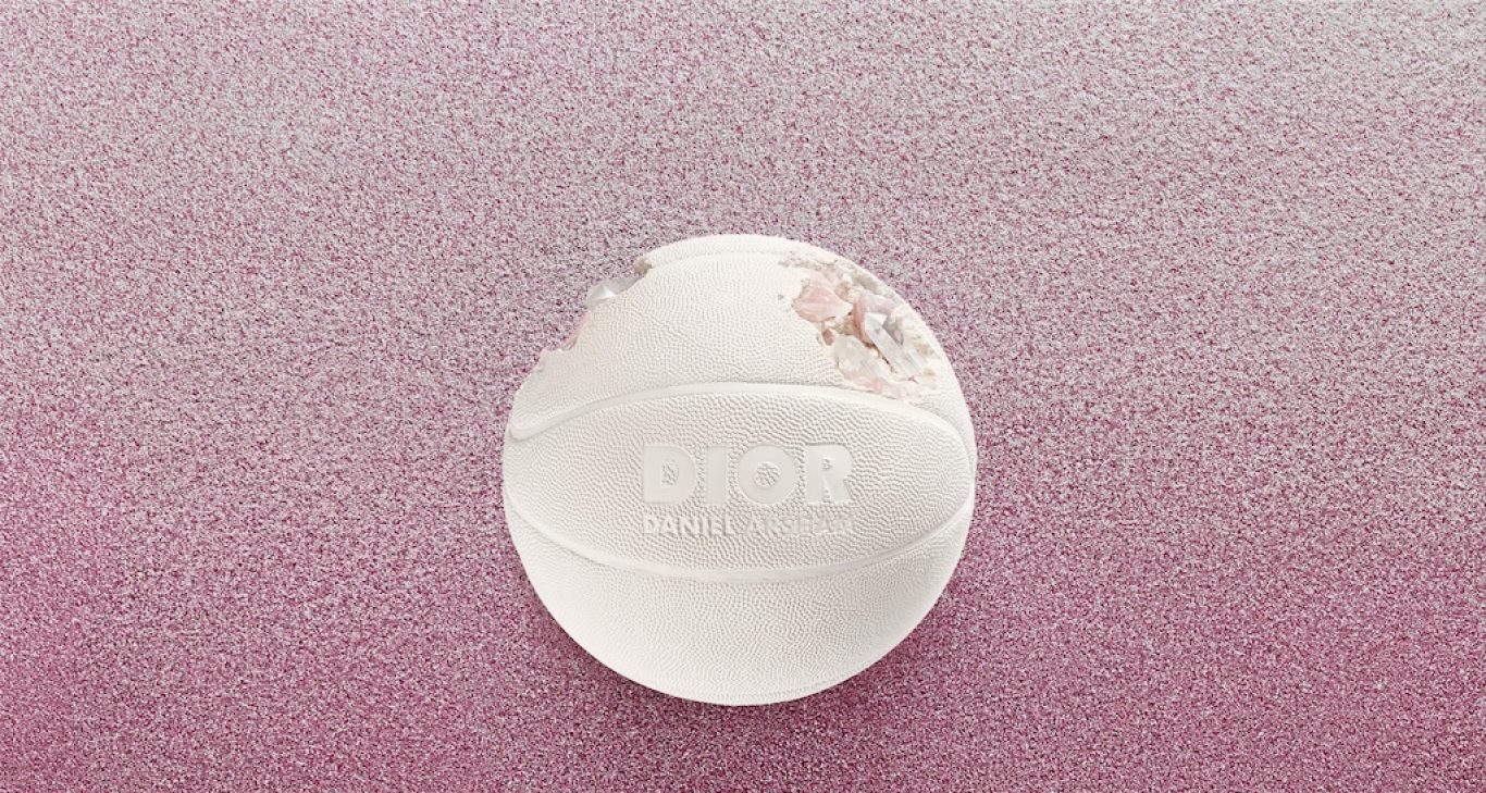 daniel arsham dior basketball