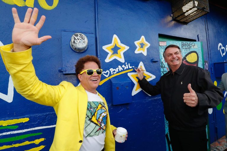 President Of Brazil Visits Romero Britto’s Studio In Miami