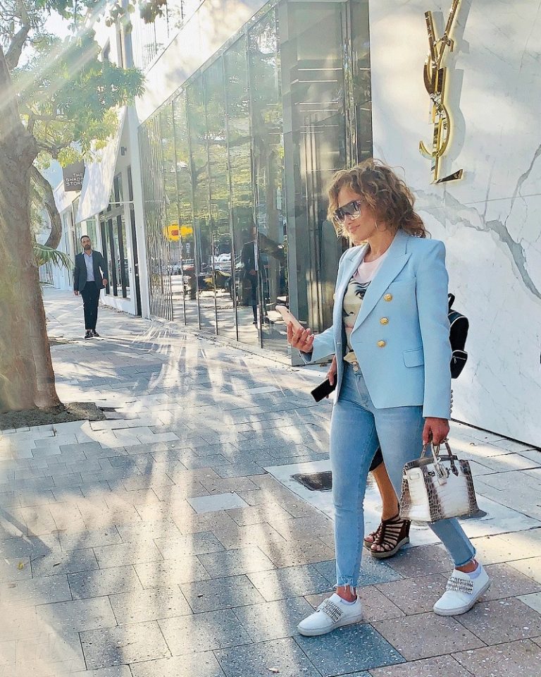 Virus Threats Don’t Stop JLo From A Miami Design District Shopping Spree