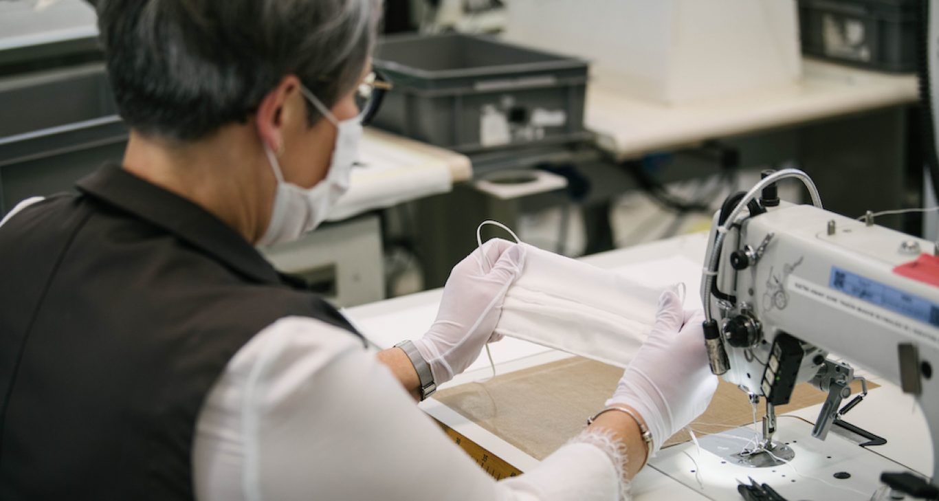 Louis Vuitton Produces Face Masks At Its Factory