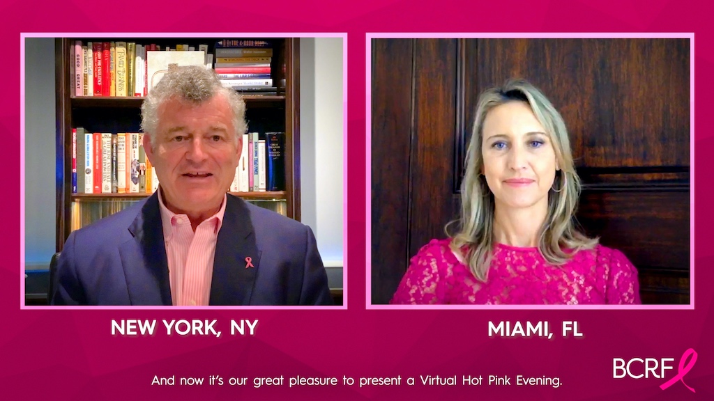 Breast Cancer Research Foundation Hosts A Virtual Hot Pink Evening