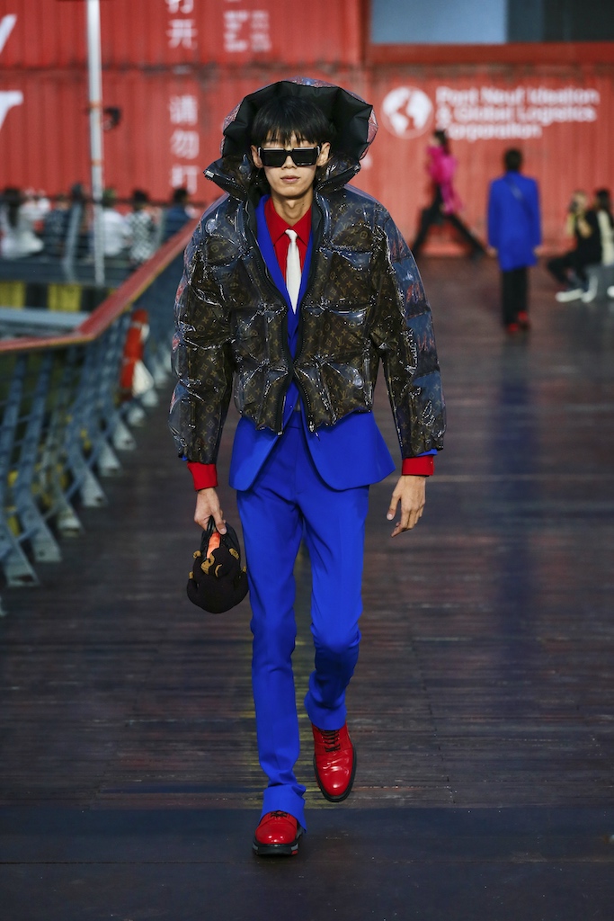 Louis Vuitton Neon Check 4 Pocket Jacket Winter 2021 Virgil Abloh