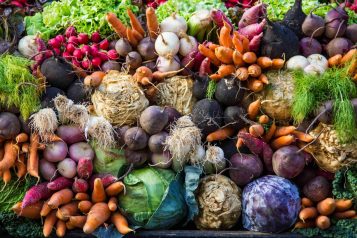 Farmers market vegetables