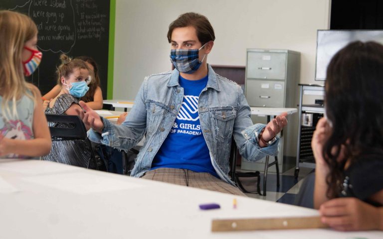 Jake T. Austin Kicks Off The School Year At The Boys & Girls Club