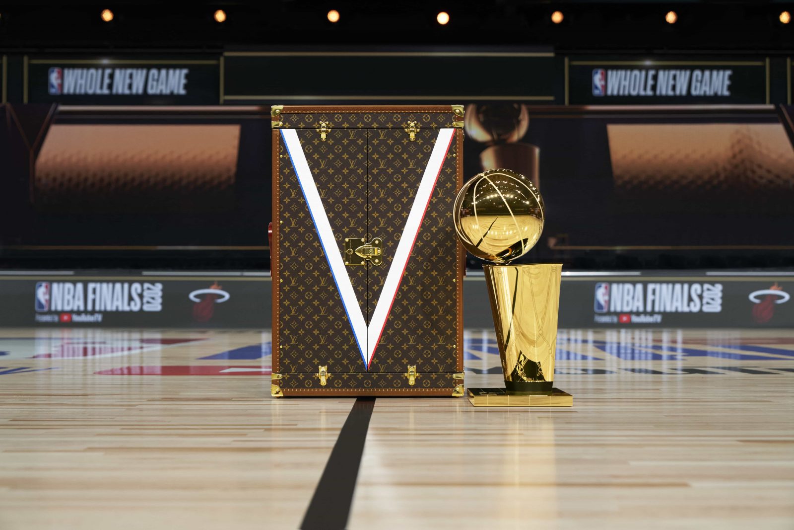 NBA - The #LouisVuitton Trophy Travel Case delivered the